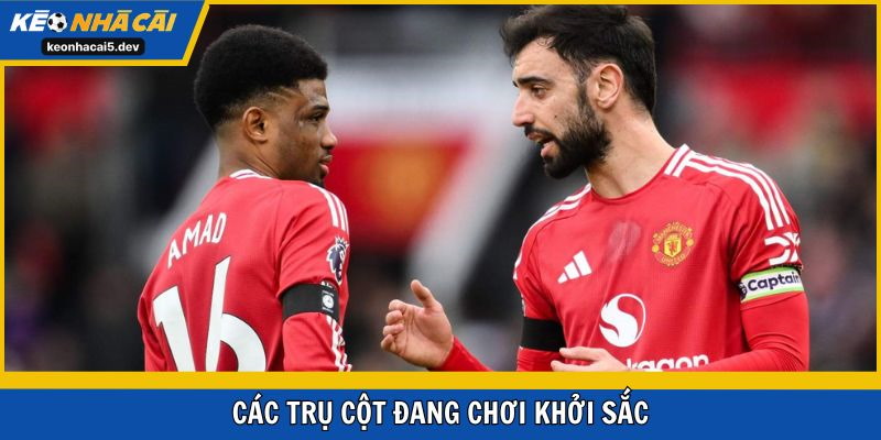 Các trụ cột đang khởi sắc dần dưới tay HLV Ruben Amorim