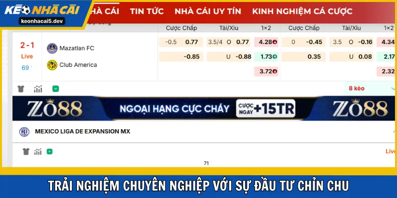Trải nghiệm chuyên nghiệp với sự đầu tư chỉn chu